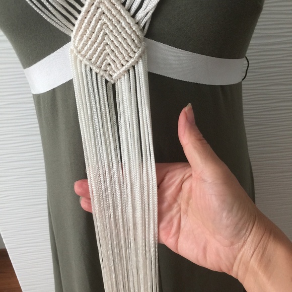 Bebe Olive Ribbon and Weave Dress - Picture 6 of 8